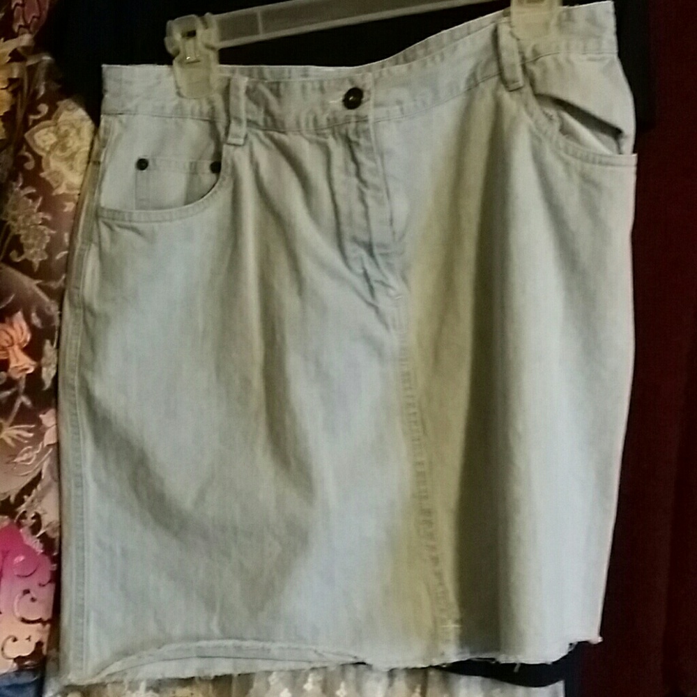 Christopher & Banks soft denim skirt